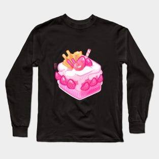 Strawberry Milkshake Long Sleeve T-Shirt